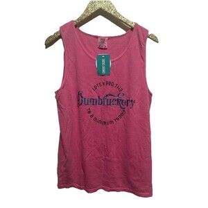 Comfort Colors Women's Pink Funny Saying‎ Tank Size Medium NWT